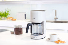 Load image into Gallery viewer, Braun PurEase Drip Coffee Maker - 1000W, White
