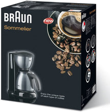 Load image into Gallery viewer, Braun Sommelier 10-Cup Drip Coffee Maker - 1100W, Stainless Steel

