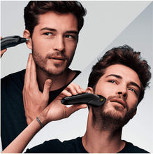 Load image into Gallery viewer, Braun All-in-One Face &amp; Hair Trimmer for Men, 6-in-1 Trimmer, 5 Attachments
