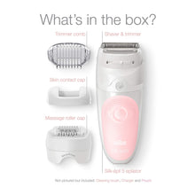 Load image into Gallery viewer, Braun Silk-√âpil Wet &amp; Dry Epilator with 3 Extras including Shaver Head
