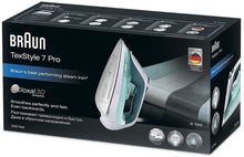 Load image into Gallery viewer, Braun TexStyle 7 Pro Steam Iron - 2400W, Green
