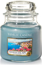 Load image into Gallery viewer, Yankee Candle Glass Jar Candle - Riviera Escape
